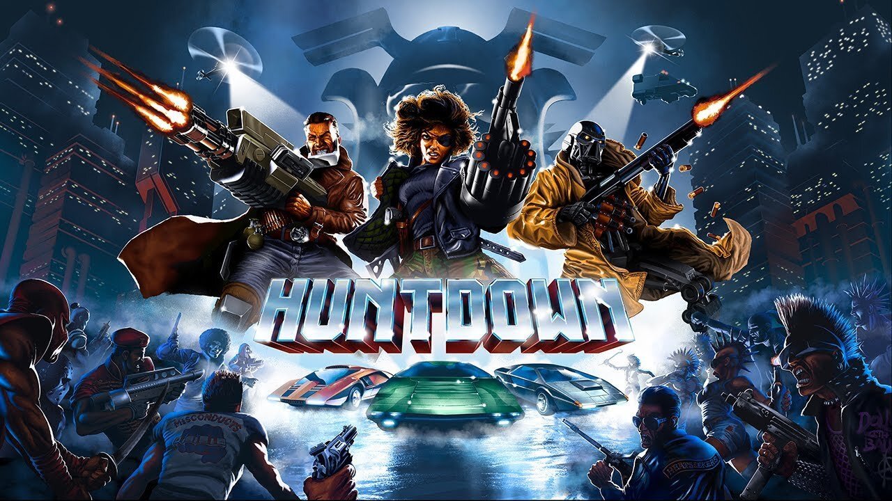 Huntdown - Gameplay (Jogando) | Amigos Gamers