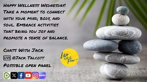 Realizing Awareness; Chats with Jack and Open(ish) Panel Opportunity