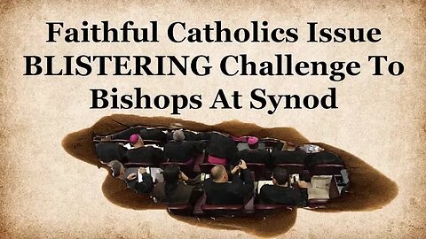 Faithful Catholics Issue BLISTERING Challenge To Bishops At Synod