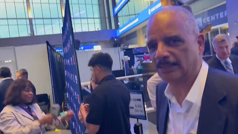 Former Attorney General Eric Holder Speaks On Harris' Running Mate Search