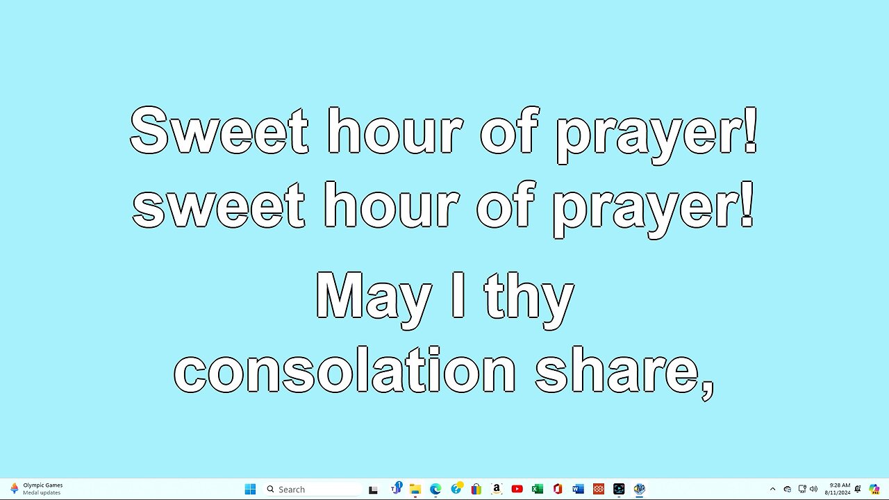 Sweet Hour of Prayer V4