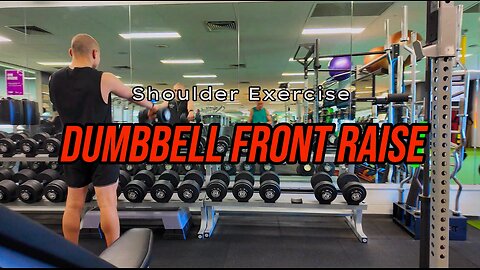 Dumbbell Front Raise | SHOULDER Exercise
