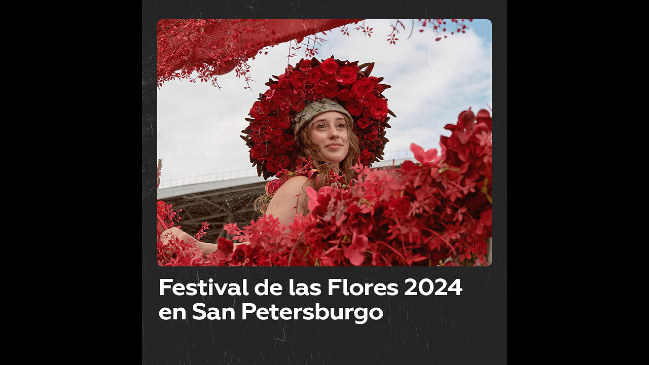 San Petersburgo se llena de colores en el Festival de las Flores 2024