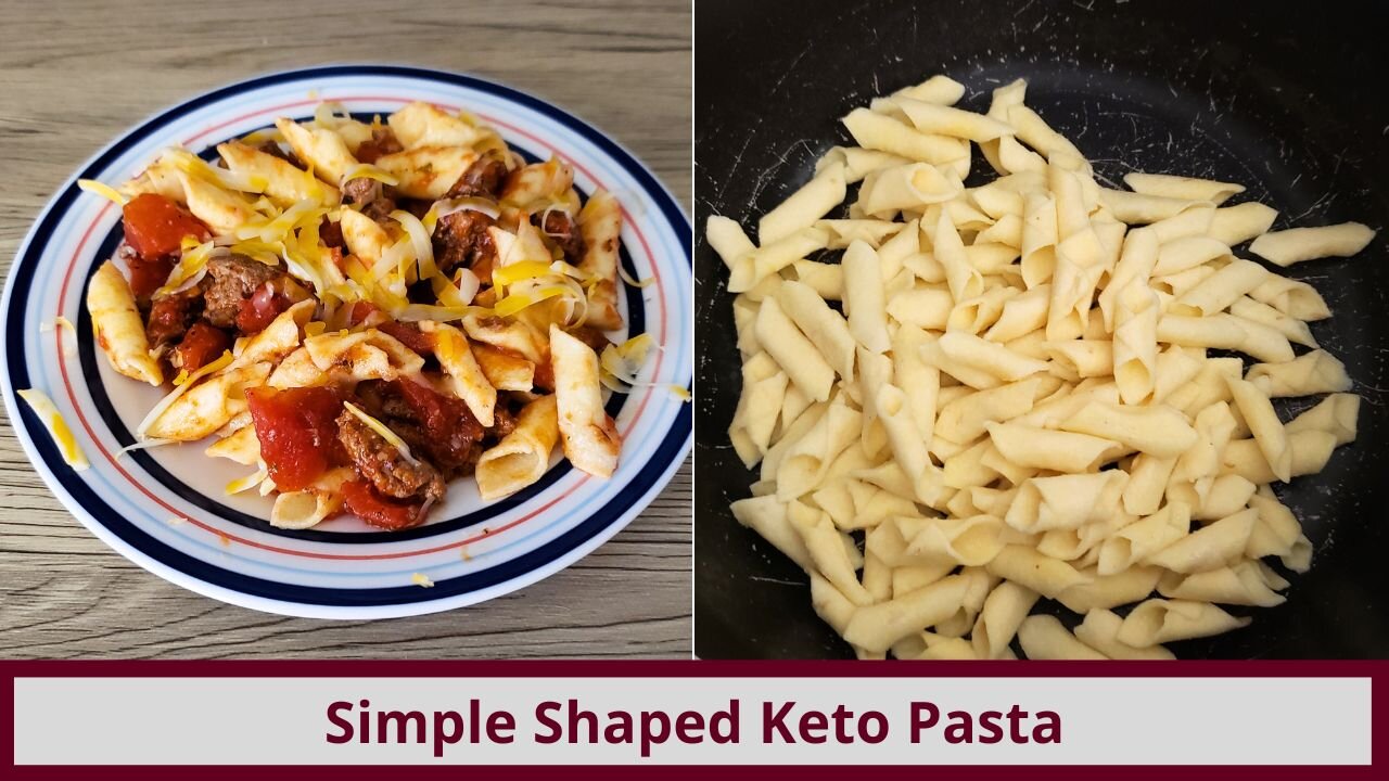 Simple Keto Pasta That Can Be Shaped