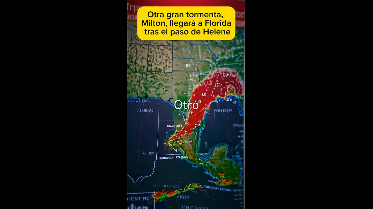 Otra gran tormenta, Milton, llegará a Florida tras el paso de Helene