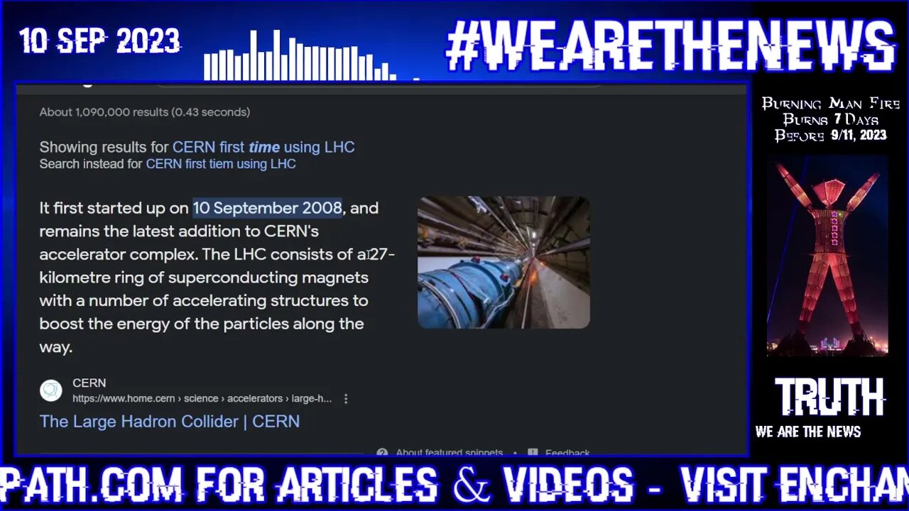 CERN's LHC Was First Fired Up 13 Years Ago Today - September 10, 2008