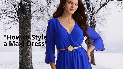 How to Style a Maxi Dress for Any Occasion