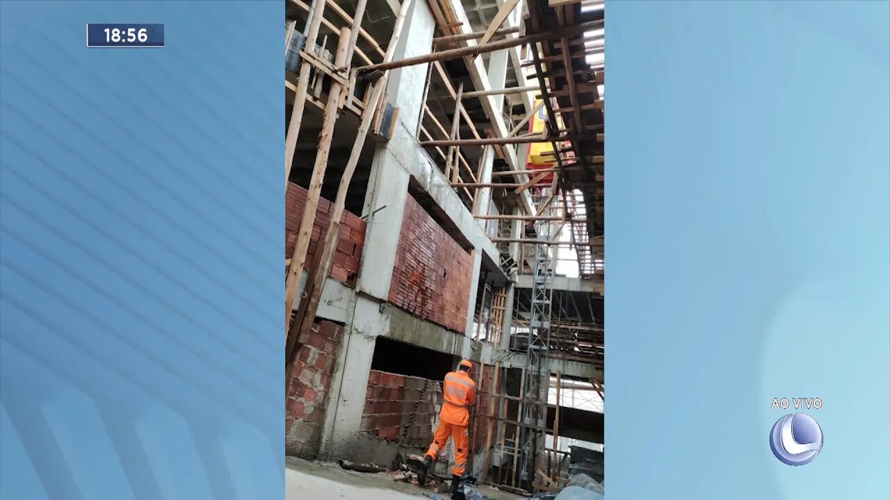 Timóteo: Homem cai de Penúltimo Pavimento durante o Trabalho em 1 Obra.