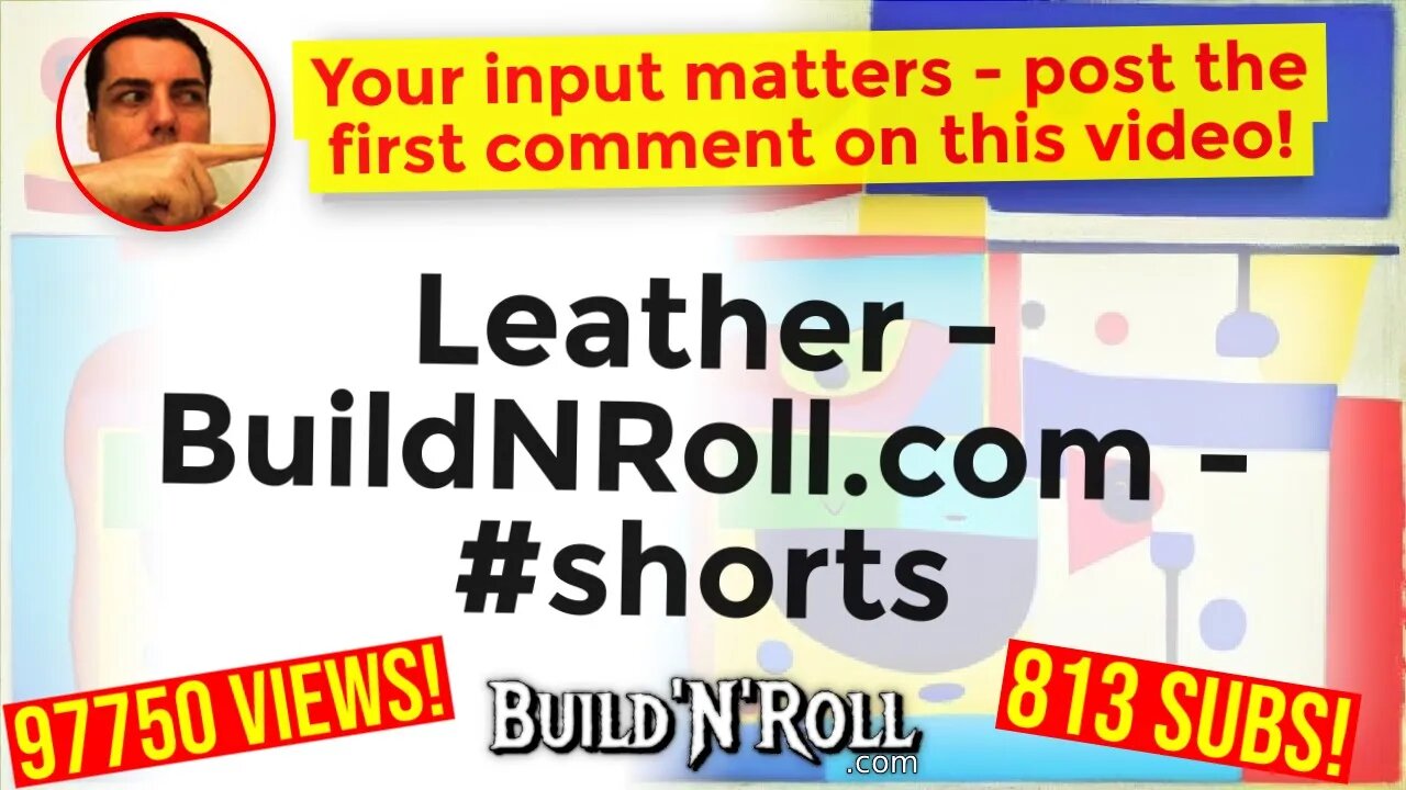 Leather - BuildNRoll.com - #shorts