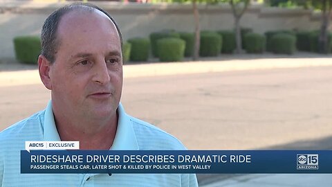 Rideshare driver describes being carjacked