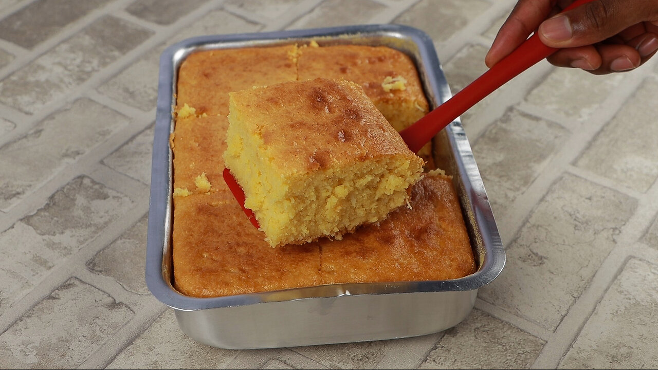 The best corn cake with ingredients you have at home! super creamy