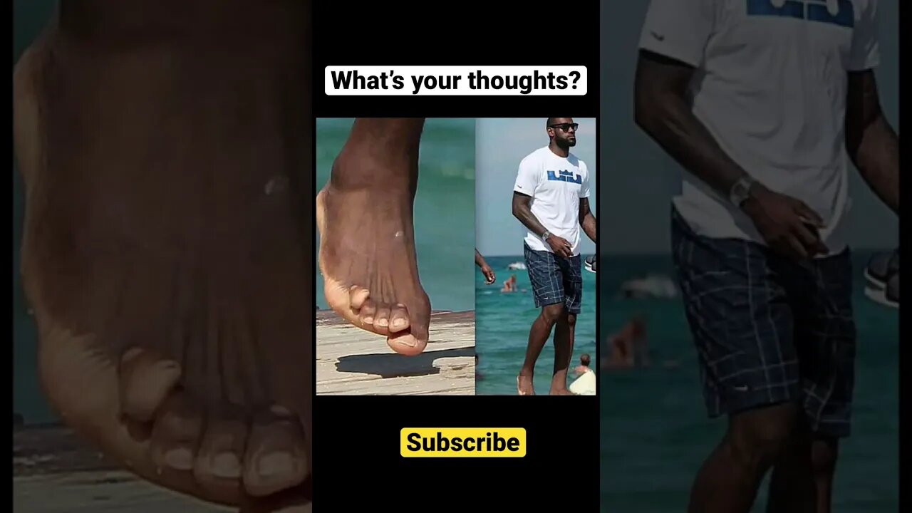 Lebron Feet Looks Crazy #lebronjames #funny #shorts