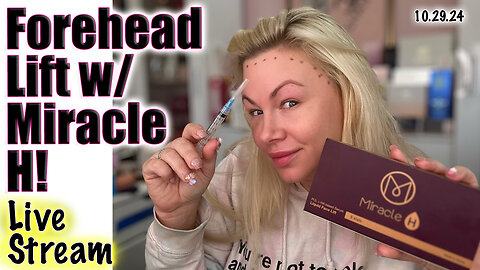 Live Forehead Lift with Miracle H, AceCosm.com and Code Jessica10 saves Money