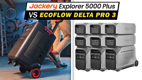 #EcoFlow Delta Pro 3 vs #Jackery 5000 Plus - Newest Largest Portable Power Station Review