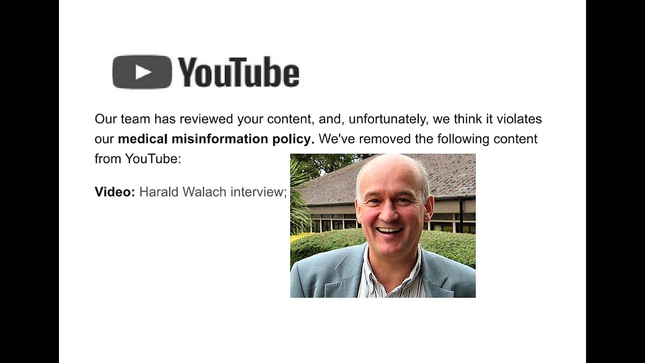 2022's Twitter, FB, YouTube eliminated THIS Harald Walach video. Learn his Covid Courage