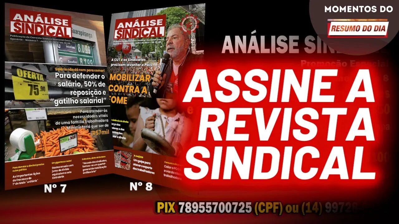 Revista Análise Sindical está na 8ª edição | Momentos