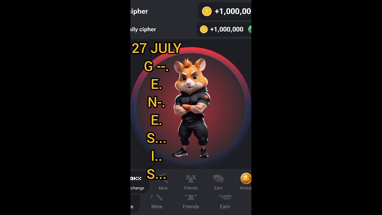 27 JULY hamster kombat daily cipher