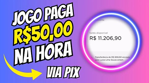 [RECEBA EM SEGUNDOS] NOVO APP de JOGO para GANHAR DINHEIRO TODO DIA NO PIX com o CELULAR em 2023