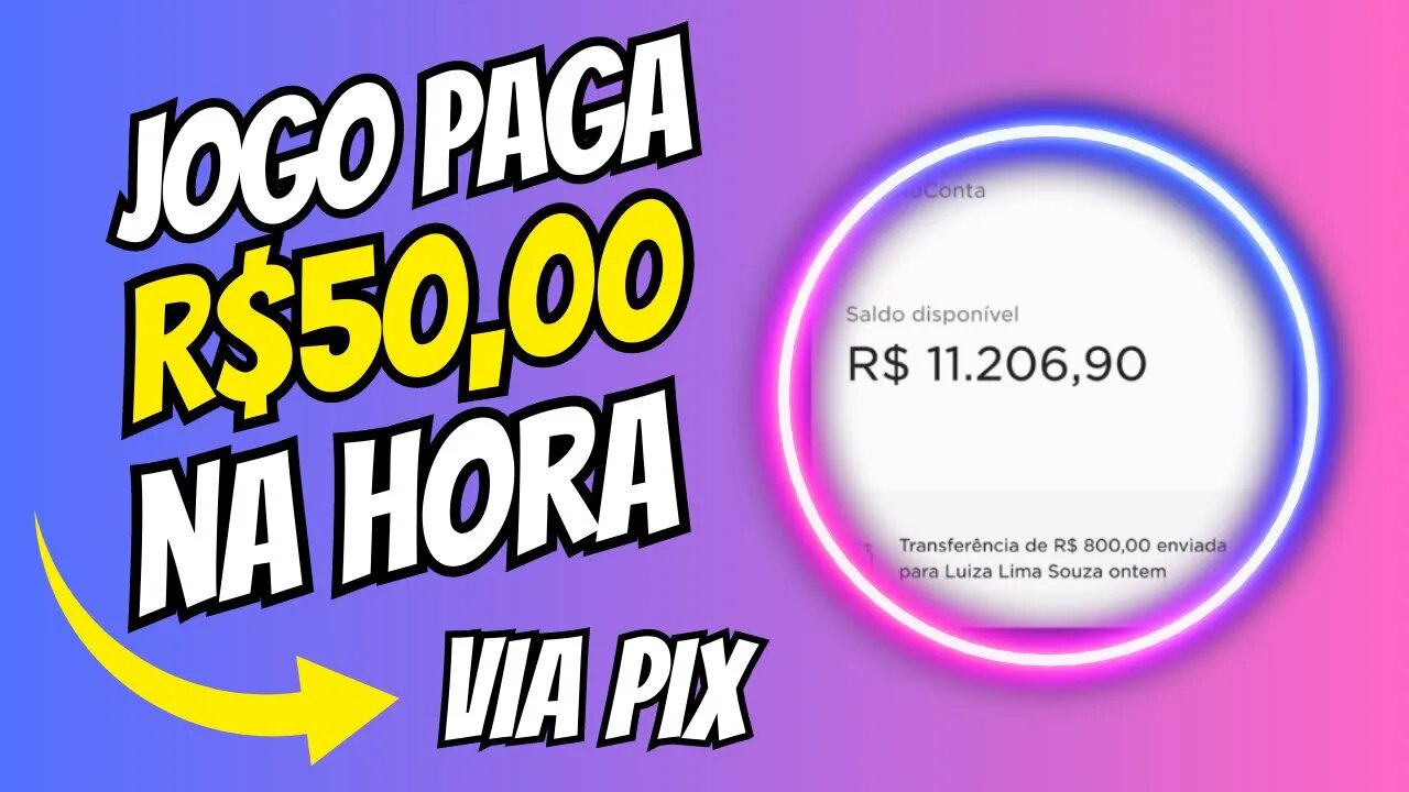 [RECEBA EM SEGUNDOS] NOVO APP de JOGO para GANHAR DINHEIRO TODO DIA NO PIX com o CELULAR em 2023