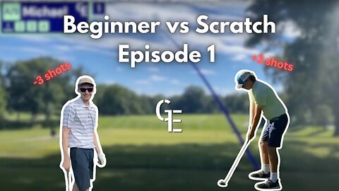 Can a Beginner Beat a Scratch Golfer with 3 Strokes?| Golf Essentials #golf #golfessentials #bvs