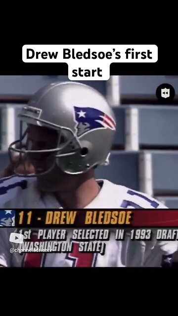 Drew Bledsoe’s first start #shorts #footballshorts #football #nfl #sports #newenglandpatriots