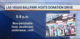 Las Vegas Ballpark donation drive