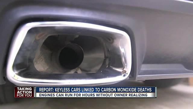 Report: More keyless ignition cars linked to carbon monoxide deaths