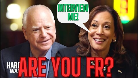 Is Kamala Harris dodging REAL QUESTION! LETS FIND OUT!