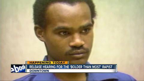 Release hearing being held for 'Bolder than Most' rapist