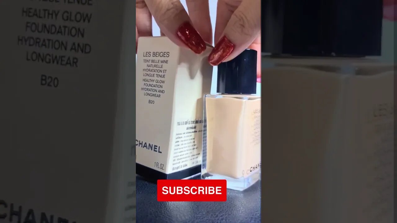 Best of The Best Chanel Foundation B20 LongWear and Hydration🥰🤗🤫 #shorts #trending #viral #short