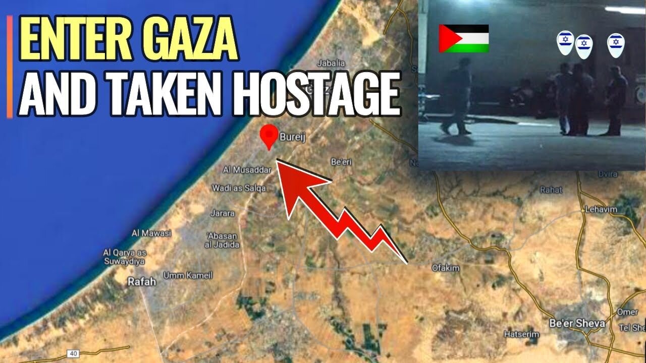 Hundreds of Jewish Penetration into Gaza from Bureij failed, Israeli militants captured