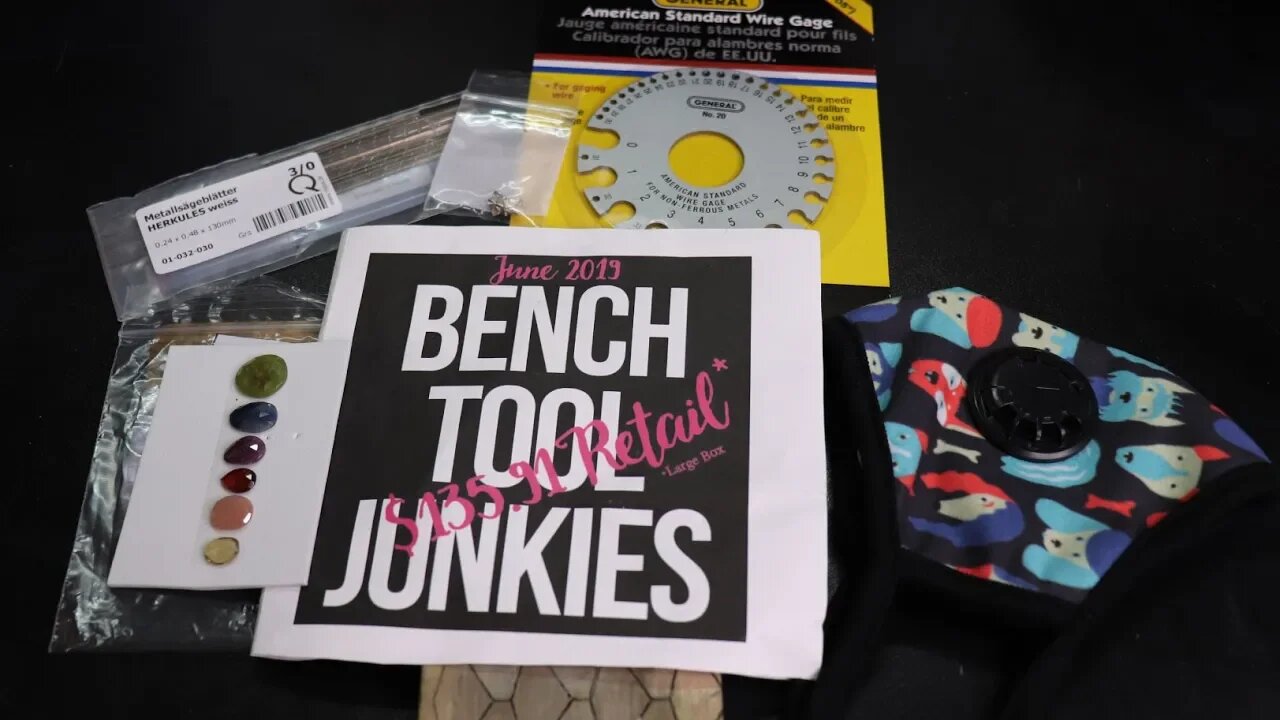 June 2019 Jewelry Tool and Material Subscription Box - Bench Tool Junkies