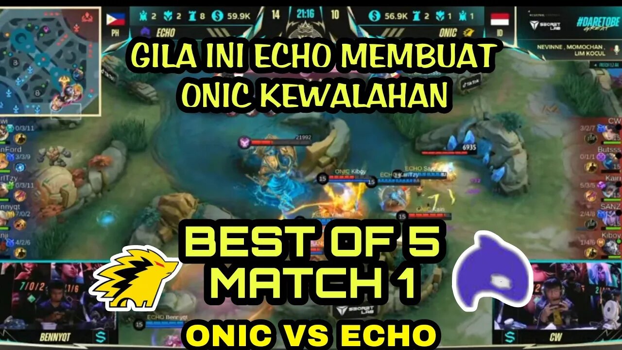 GILA ECHO MEMBUAT ONIC KOTAR KATIR - ONIC VS ECHO M4 | MOBILE LEGENDS BANG-BANG M4