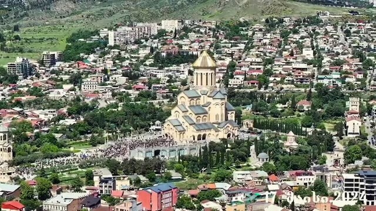 17 მაისი - ოჯახის სიწმინდის დღე. თბილისში დრონით გადაღებული კადრები. 17. 05. 2024
