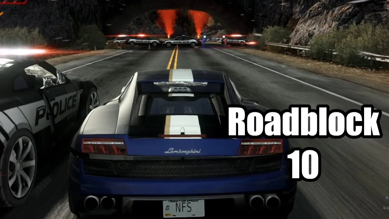 NEED FOR SPEED THE RUN Roadblock 10