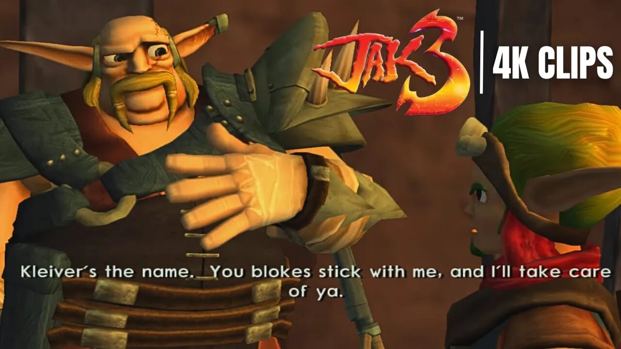 Jak & Daxter Meet Kleiver | Jak 3 4K Clips