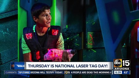 Thursday is National Laser Tag Day!