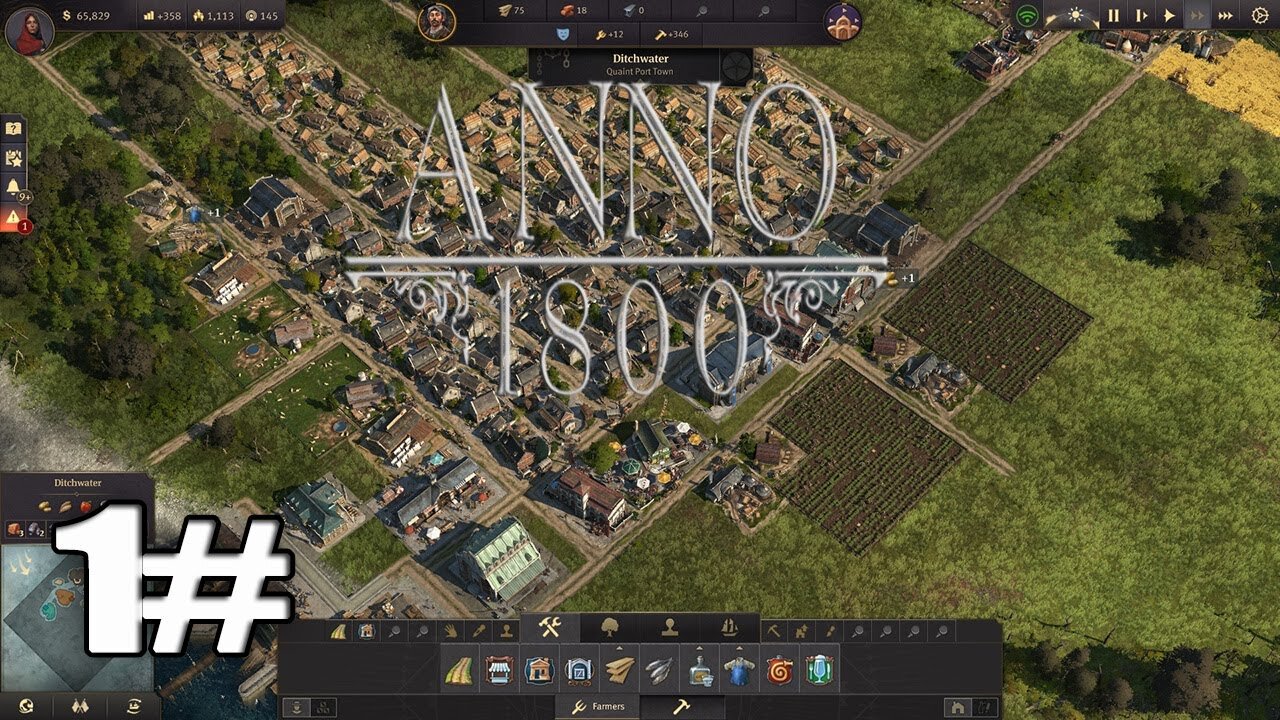 Anno 1800 Walkthrough Gameplay Part 1 - (PC)