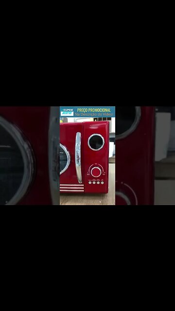 Micro-ondas Philco 26L Retrô Vermelho PREÇOS AQUI #shorts