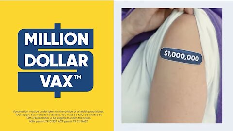 COMMISTRALIA: Have a chance to win a million dollars if you get jabbed