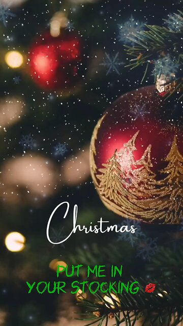 Put me into your stocking 💋