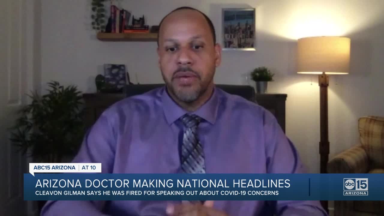 Arizona doctor fired after raising concerns about COVID?