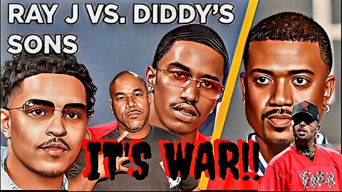 ITS WAR!?? WACK 100 PISSED DIDDY'S SON PRESSED RAY J. CHRIS BROWN SAVED HIM!!