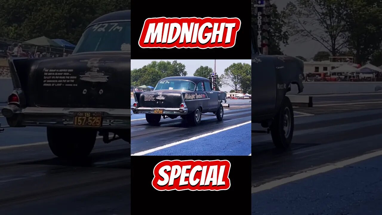 Midnight Special 1957 Chevy Gasser! #dragrace