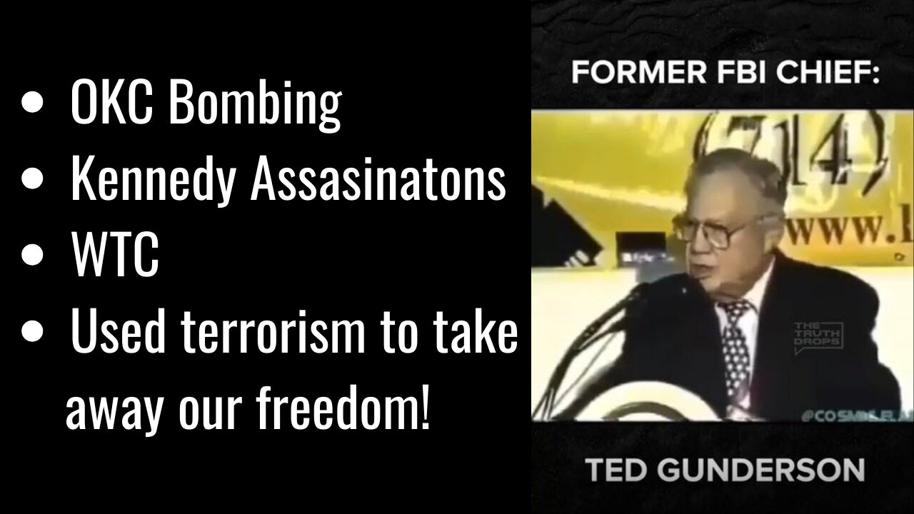 Ted Gunderson Former FBI Chief Exposes Illuminatsi NWO Satanic Globalists Agenda