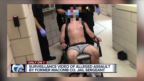 New video shows Macomb Co. corrections officer slamming inmate's head in chair, tasing him