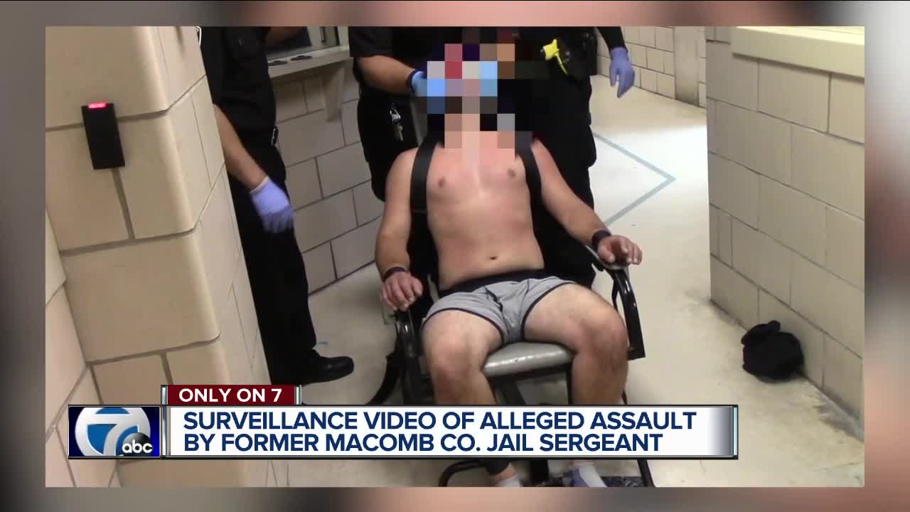 New video shows Macomb Co. corrections officer slamming inmate's head in chair, tasing him