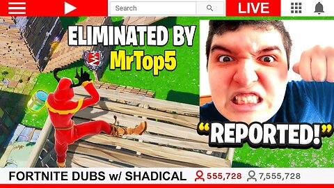 I Stream Sniped Shadical until he RAGE quit Fortnite