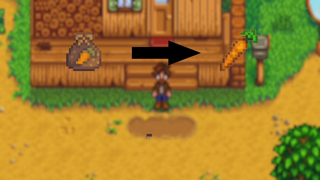 Stardew Valley Carrot Timelapse