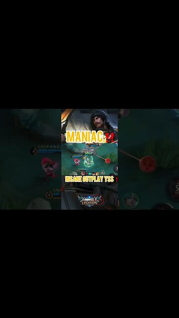 INSANE OUTPLAY YI SHUN SHIN ‼️MANIAC ❗️ MOBILE LEGENDS #mobilelegends #yishunshin #montage